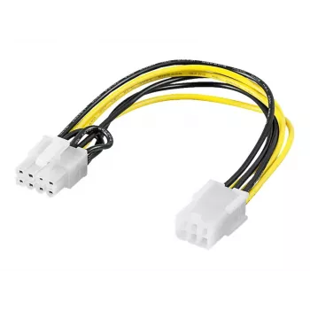 Wentronic Goobay vidinis maitinimo laidas PCI Express 6 kontaktų lizdas į 8 kontaktų lizdą (93635)