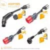 Juice Technology JUICE BOOSTER 2 Traveller Plus EV įkrovimo rinkinys (ES) (antracitas/juoda, 1,4 - 22 kW, 3,1 m laidas)