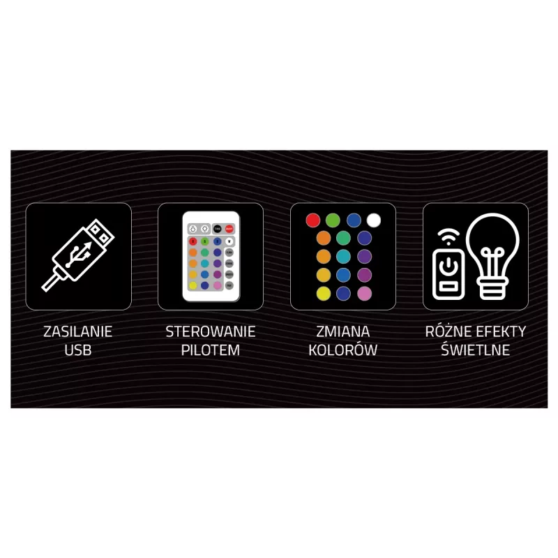 LED neoninis ženklas MANTA MASNL132RGB GAMER ZONE, RGB apšvietimas sienai