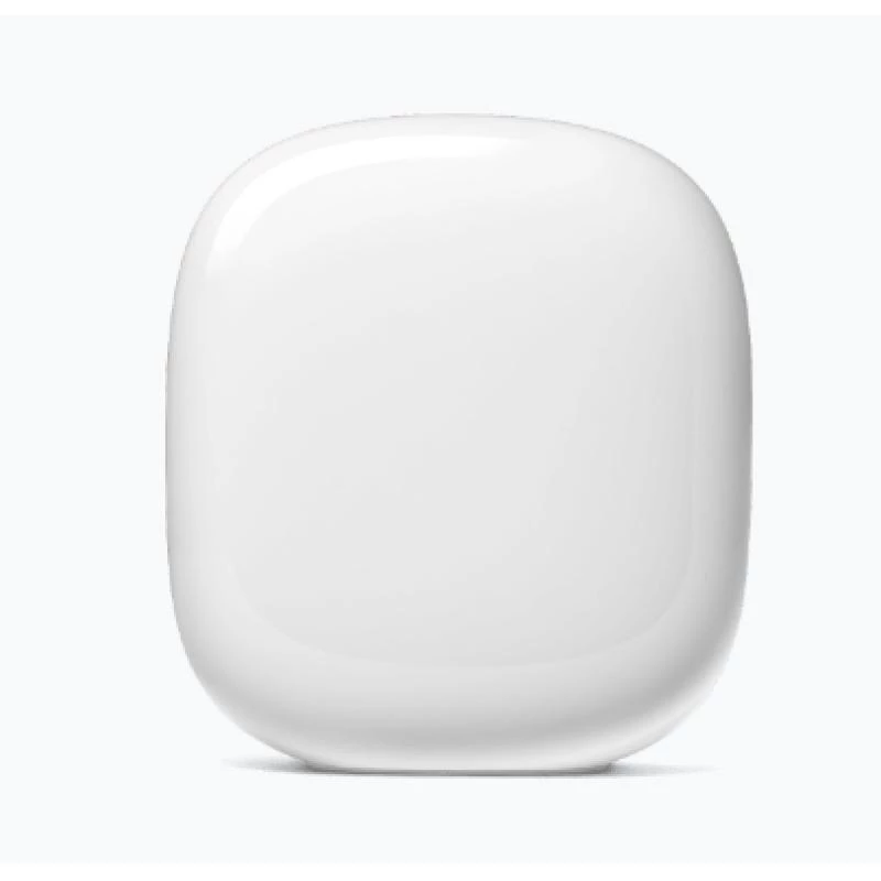 Google Nest WiFi Pro – maršrutizatorius iki 120 m², Wi-Fi 6E, trijų juostų (GA03030-EU)