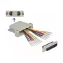 Adapteris D-Sub HD 44 kontaktų crimp vyriškas į 2 x RJ45 moteriškas DeLOCK 66835