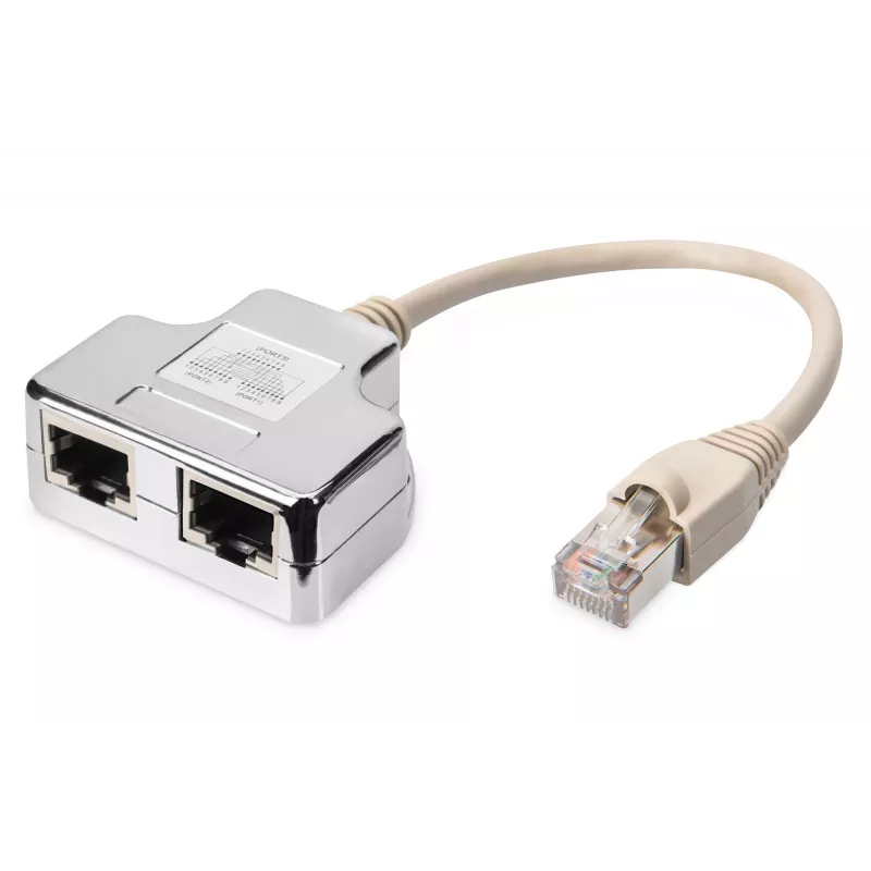 Adapteris Patch Cable Digitus CAT 5e ekranuotas 1:1