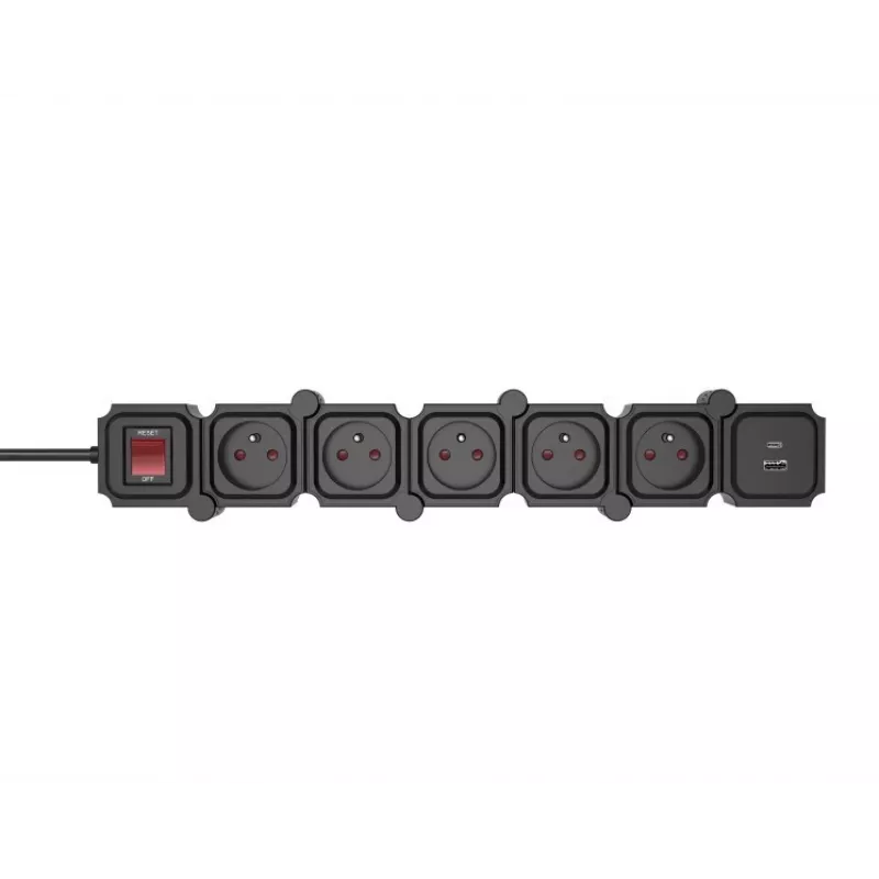 TB Energy Power Strip 1.5 m ilgintuvas su keliais lizdais