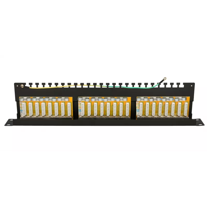 Patch Panel Extralink CAT5E STP V2 24 prievadai