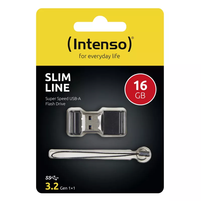 Intenso 16 GB USB atmintukas 3.2 Gen 1 juodas