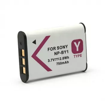 Baterija NP-BY1 750mAh 3,7V ličio jonų keičiamoji skaitmeniniams fotoaparatams