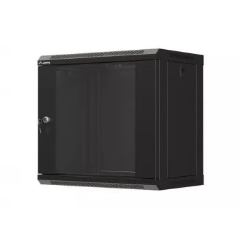 Sieninis stelažas LANBERG WF03-5309-10B, 9U, 500×350×540 mm, maks. apkrova 60 kg, juodas