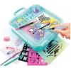 Akvarelės rinkinys nešiojamas su aksesuarais Canal Toys ART012, kompaktiškas kelioninis meno dėklas su dažais ir įrankiais