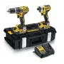 „Dewalt“ 18 V sistemos baterijų rinkinys su gręžtuvu DCD796 ir suktuvu DCF887, 2 vnt.