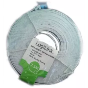 Tinklo laidas LogiLink CAT5e UTP RJ-45 15 m Baltas