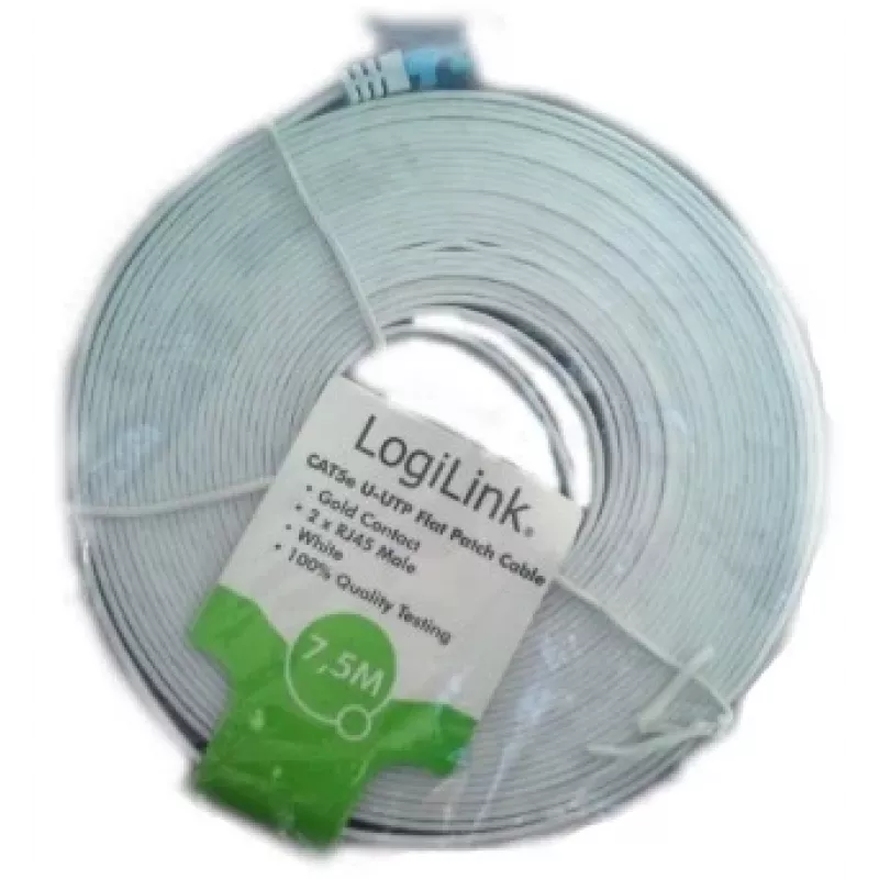 Tinklo laidas LogiLink CAT5e UTP RJ-45 15 m Baltas