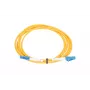 Patchcordas Extralink LC/UPC - LC/UPC vienmodis G.652D, 3 mm, 2 m