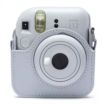 Komplektinis dėklas Fujifilm 4177081 Baltas, skirtas Instax Mini 12, su petnešėle
