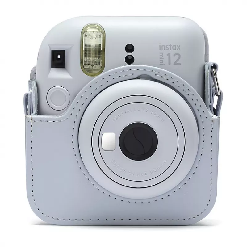Komplektinis dėklas Fujifilm 4177081 Baltas, skirtas Instax Mini 12, su petnešėle