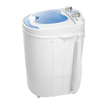 Skalbimo mašina su viršutiniu pakrovimu Mesko MS 8053 – 3 kg talpa, 360×370×530 mm, mėlyna/balta