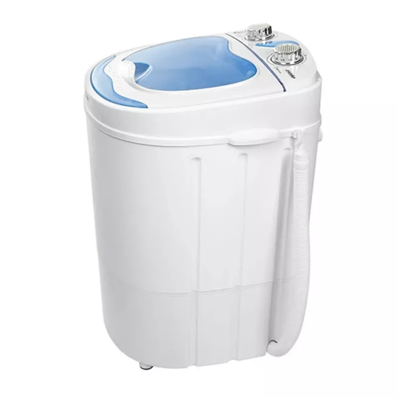 Skalbimo mašina su viršutiniu pakrovimu Mesko MS 8053 – 3 kg talpa, 360×370×530 mm, mėlyna/balta