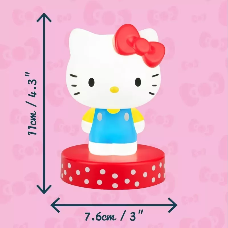 Stalinė lempa Paladone Hello Kitty Icon Light – dekoratyvinė LED ikonų lempa, kompaktiška naktinė šviesa