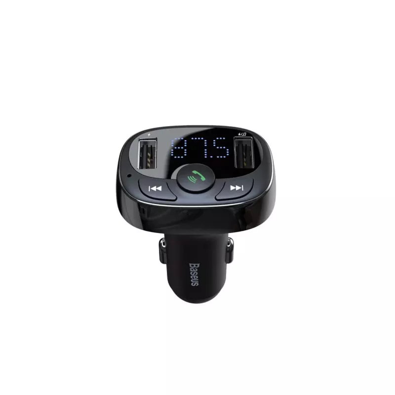FM siųstuvas Baseus SUP0004410 87.5-108 MHz Bluetooth USB juodas