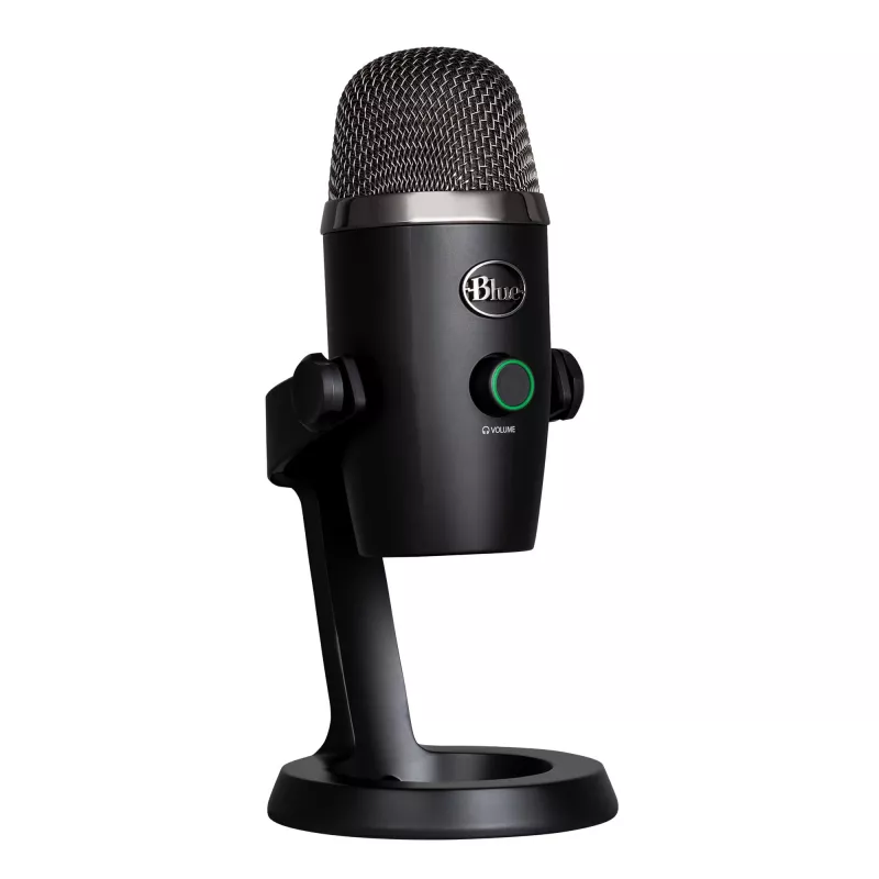 Logitech Yeti Nano, stalinis mikrofonas, 20–20000 Hz, 0,5 %, 24 bitai, 48 kHz, 4,5 mV/Pa