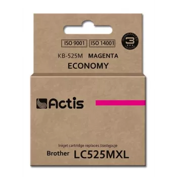 Actis KB-525M rašalo kasetė (atitikmuo Brother LC525M; standartinė; 15 ml; purpurinė)