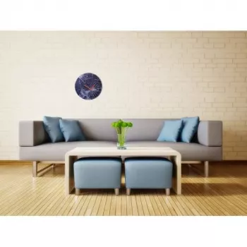 NeXtime laikrodis 8147 Crash, Ø43cm, sieninis, mėlynas