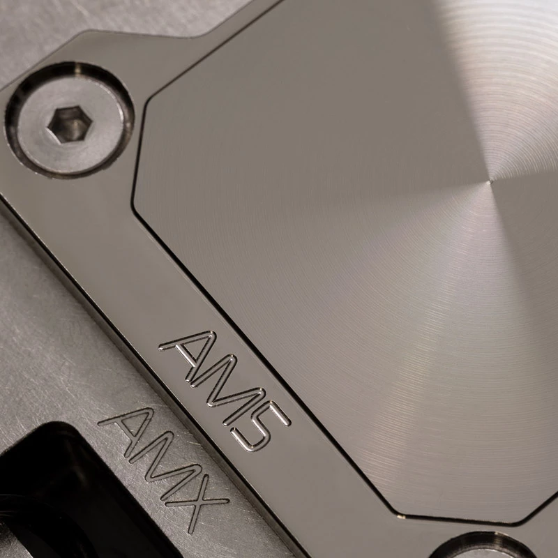 EK Waterblocks EK-Quantum Velocity2 D-RGB procesoriaus vandens blokas AM5, Nikelis + Akrilas