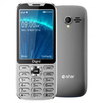 Telefonas eSTAR Digni CALL 4G Dual SIM sidabrinis