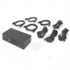 DIGITUS KVM jungiklis, 4 prievadai, du ekranai, 4K, DisplayPort®