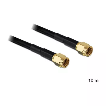 Koaksialinis kabelis DeLOCK RP-SMA - RP-SMA 10 m