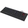 KeySonic KSK-8202ELU-T (US) klaviatūra su trackball, USB, QWERTY, US English, juoda