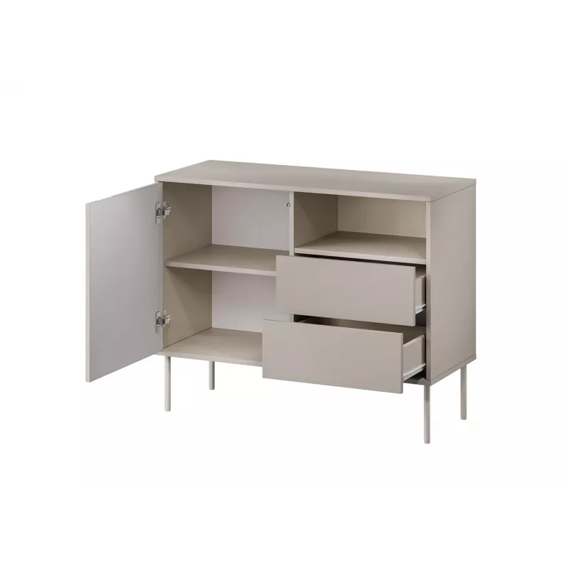 Cama 1D2S TRESSE komoda 100x40x75 kašmyro matinis