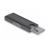 DeLOCK išorinis USB Type-C dėklas M.2 NVMe PCIe arba SATA SSD, be įrankių