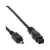 FireWire 400 į 800 laidas InLine 34901 1m Vyriškas/Vyriškas Juodas