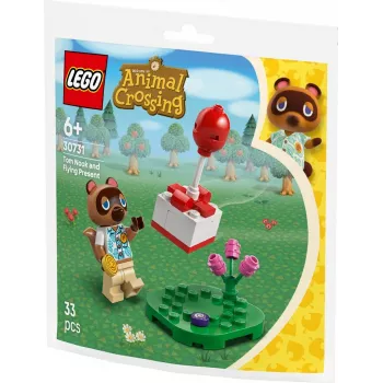 LEGO Animal Crossing 30731 Tom Nook ir Balionas su Dovana – Konstrukcinis Žaislas Polybag