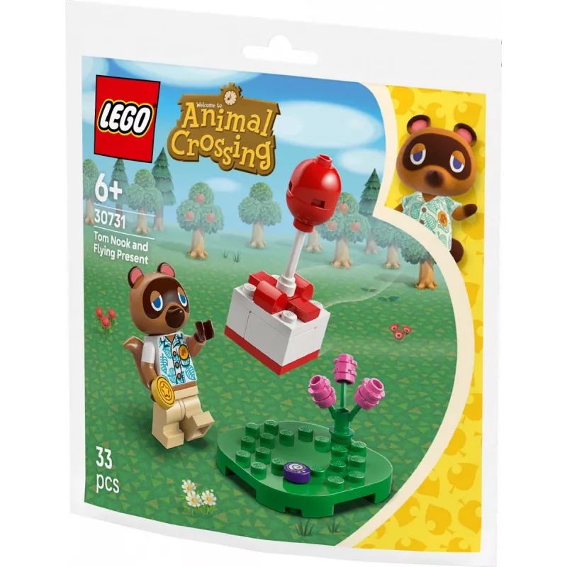 LEGO Animal Crossing 30731 Tom Nook ir Balionas su Dovana – Konstrukcinis Žaislas Polybag
