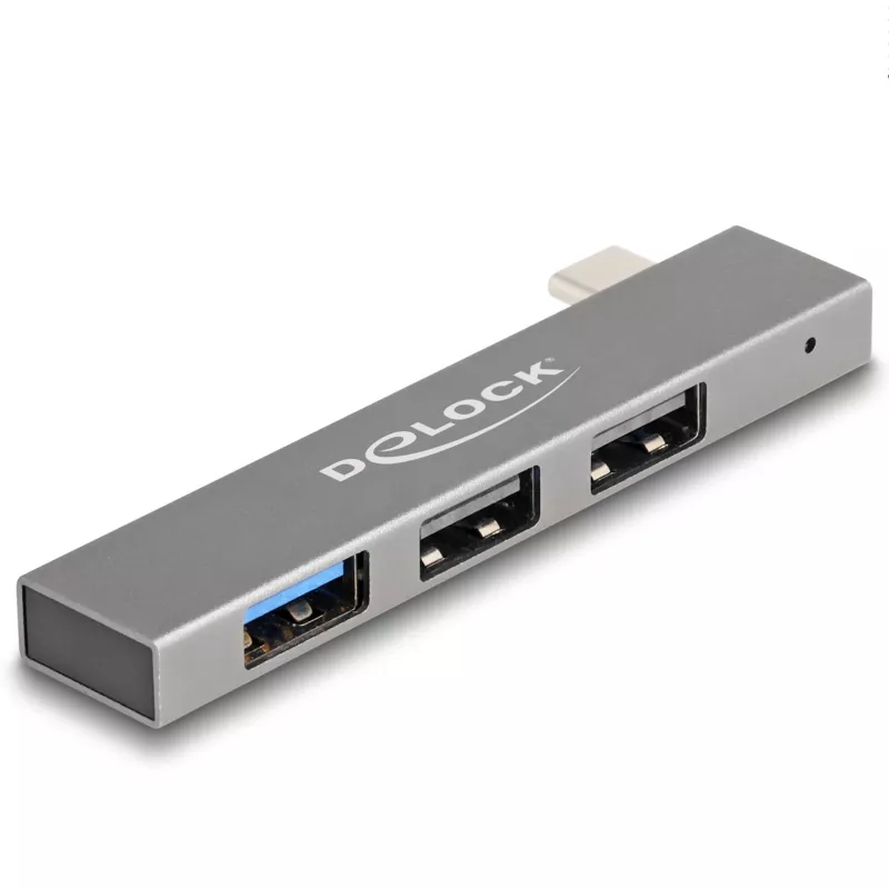 DeLOCK 3 prievadų plonas USB šakotuvas USB Type-C 10 Gbps 2 x USB 2.0