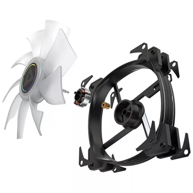 Kompiuterio ventiliatorius Montech HP140 ARGB PWM 140 mm (3 vnt. pakuotė)