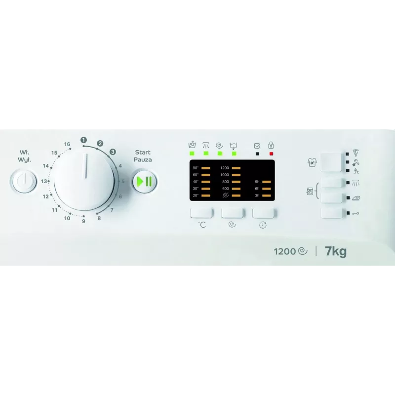 Skalbimo mašina INDESIT MTWA71252WPL 7 kg, priekinė, energijos klasė E