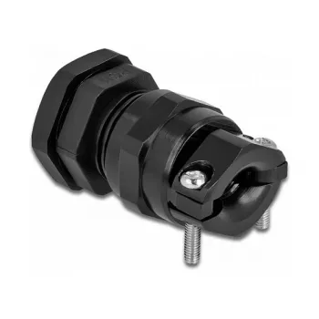 Kabelio įvadas DeLOCK 60353 Juodas Metalas Plastikas
