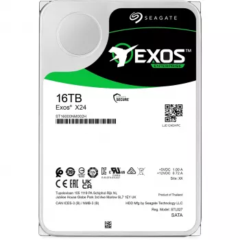 Seagate Exos X24 vidinis kietasis diskas 16 TB 7200 RPM 512 MB 3.5 colio Serial ATA III