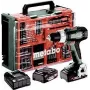 Atsuktuvas belaidis METABO BS 18 L 60/26 Nm su 2x 2,0 Ah baterijomis ir 74 priedais dėkle