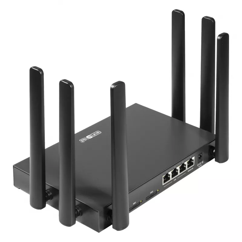Maršrutizatorius Edimax 5G-8649AX Dviejų juostų 2.4 GHz 5 GHz Wi-Fi 6