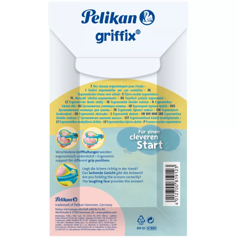 Pelikan Griffix Universal tiesus pjūvis Mėlyna - Rožinė (819121)