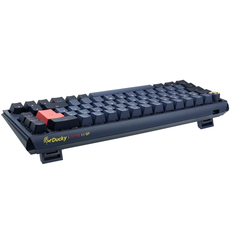 Klaviatūra Ducky One 3 SF Gaming USB QWERTZ Vokiška Mėlyna