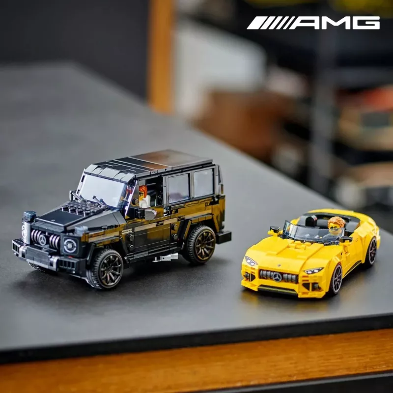 LEGO Speed Champions Mercedes-AMG G 63 ir Mercedes-AMG SL 63 76924, įvairiaspalvis