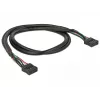 Vidinis USB kabelis DeLOCK 82437 0,5 m 10 kontaktų moteriškas