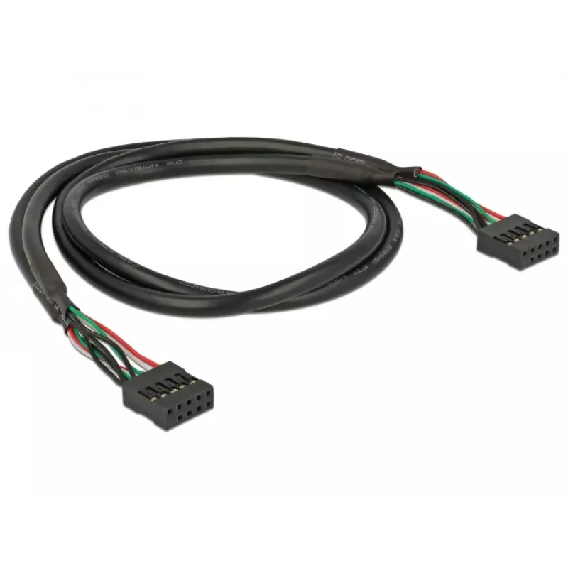 Vidinis USB kabelis DeLOCK 82437 0,5 m 10 kontaktų moteriškas