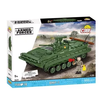 Konstruktorius Cobi Blocks BMP-1 758 dalių – mastelio modelio statybiniai blokeliai