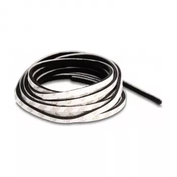 DeLOCK šepečių juosta lipni 5 mm 5 m juoda