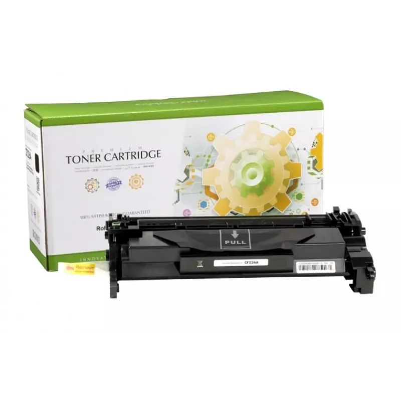Suderinamas kasetė Static Control HP CF226A / Canon 052, juoda